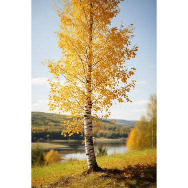 Birch Tree Painting Canvas